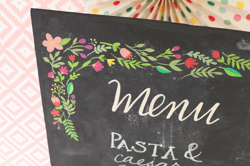 DIY Perfect Chalkboard Lettering | damask love