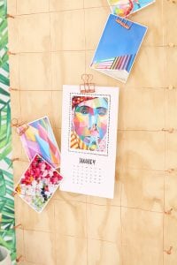 Printable Photo Calendar | damask love
