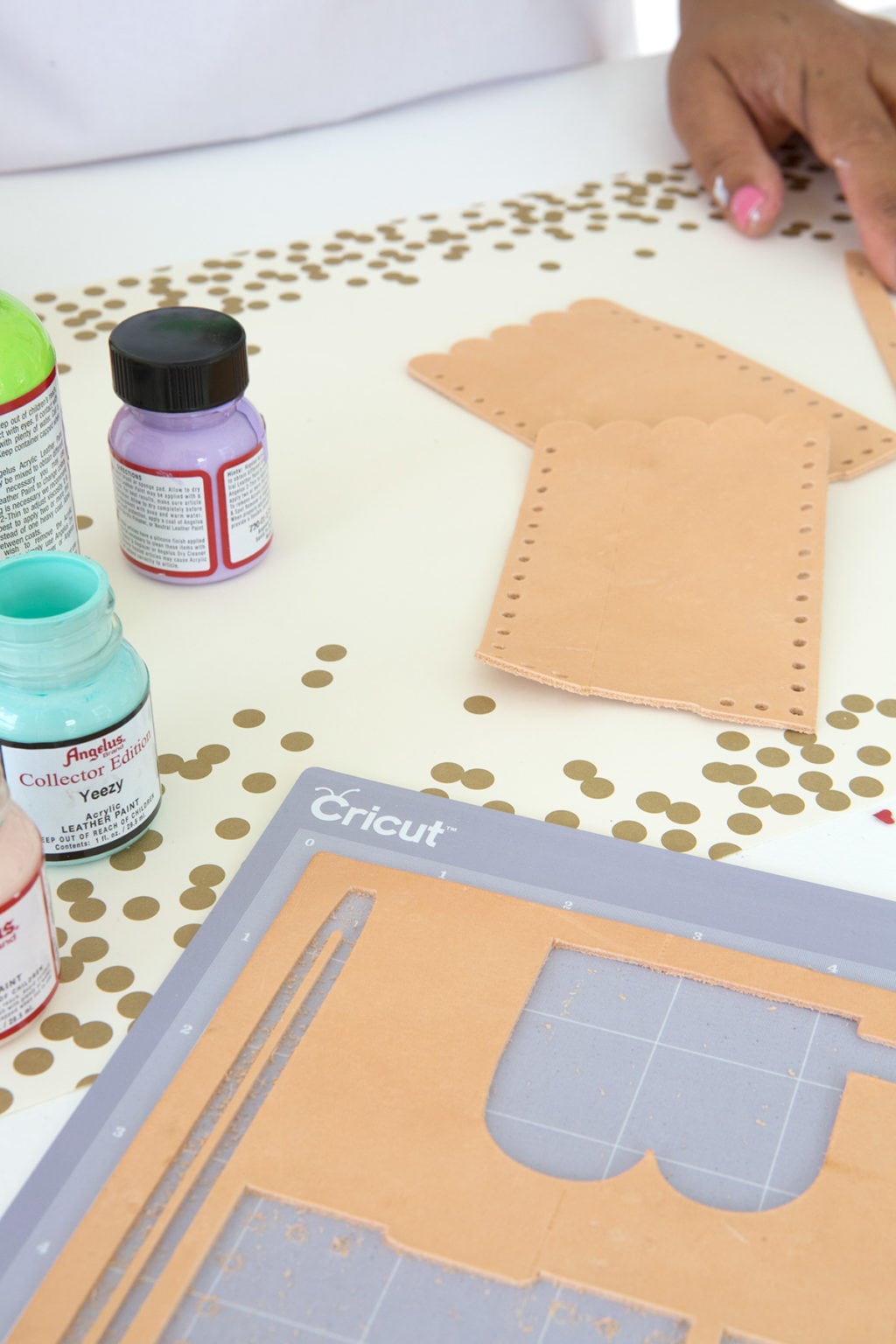 How to Cut Leather with Cricut Explore - Damask Love