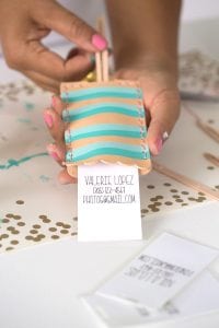 DIY Leather Luggage Tags | damask love