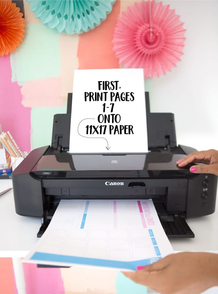 Free Printable Agenda Calendar - Damask Love