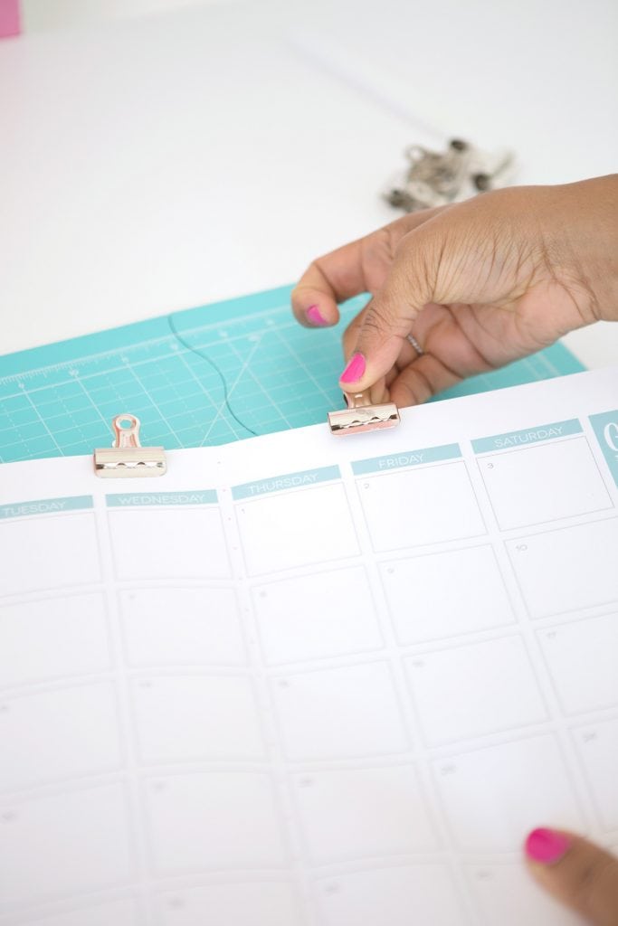 Free Printable Agenda Calendar - Damask Love