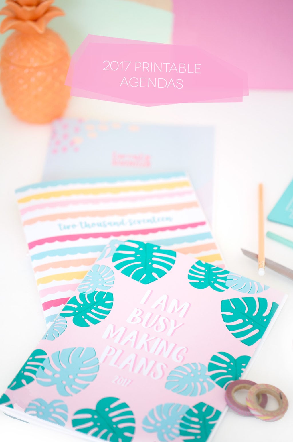 Free Printable Agenda Calendar | damask love