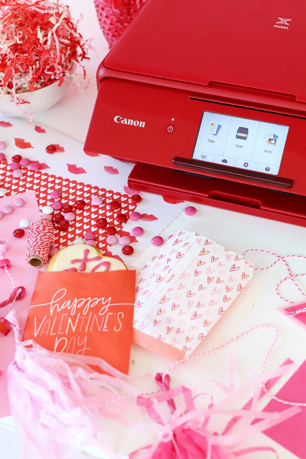 DIY Conversation Heart Bag - Damask Love