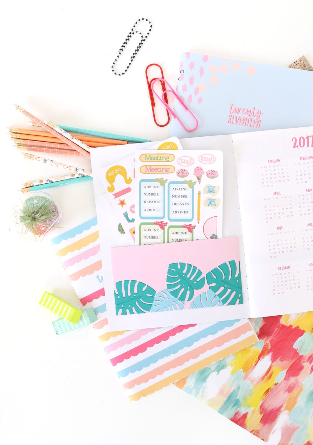 Cricut Print Then Cut Planner Stickers | damask love