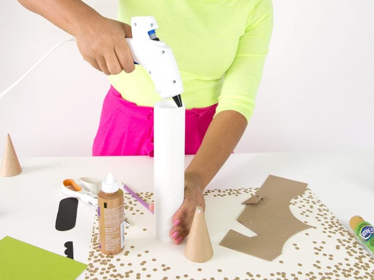 DIY Crayon Mail Tube Bank Damask Love