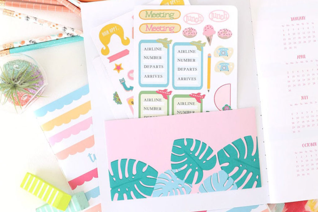 Printable Planner Stickers Using Cricut Print/Cut Feature