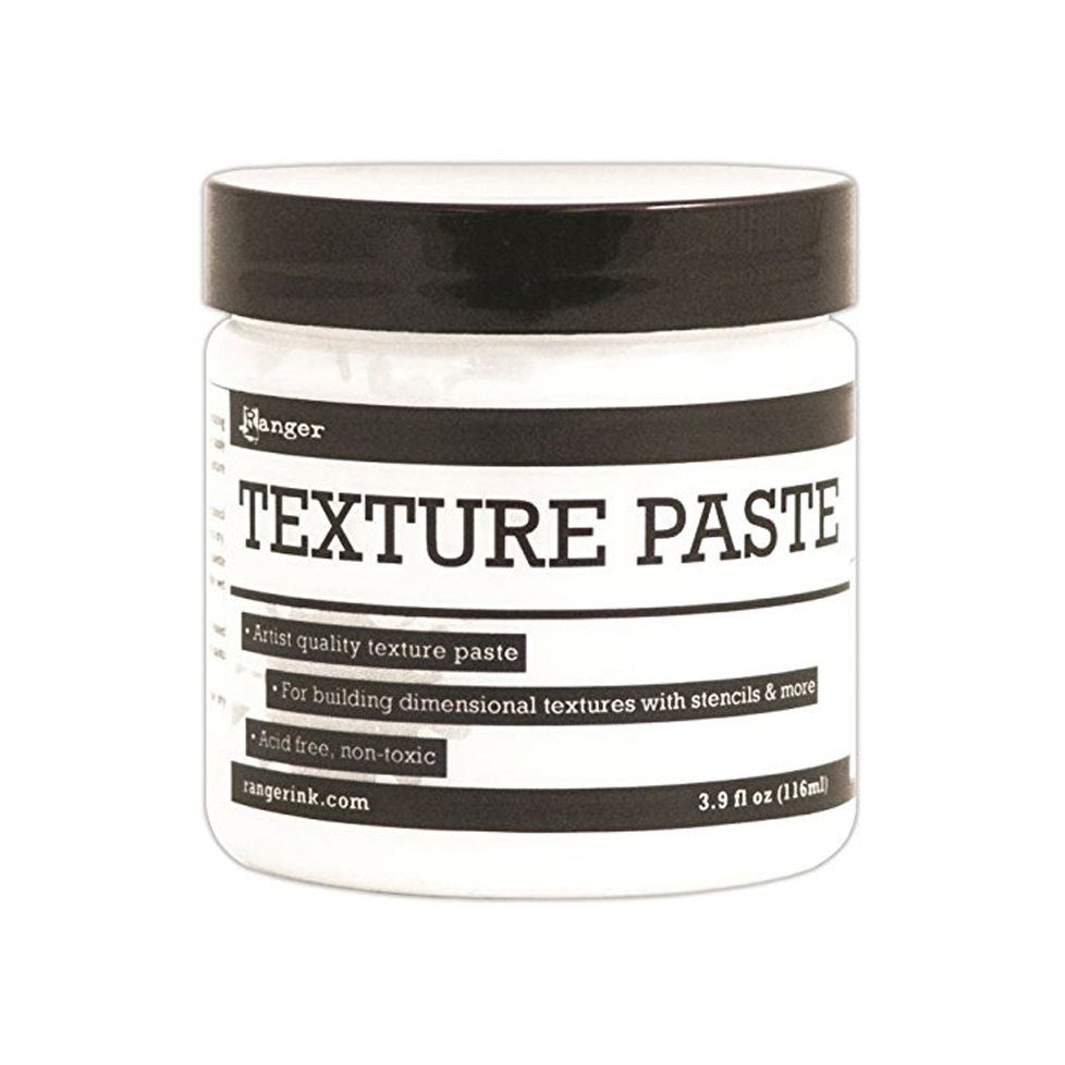 Embossing Paste Made Easy Damask Love