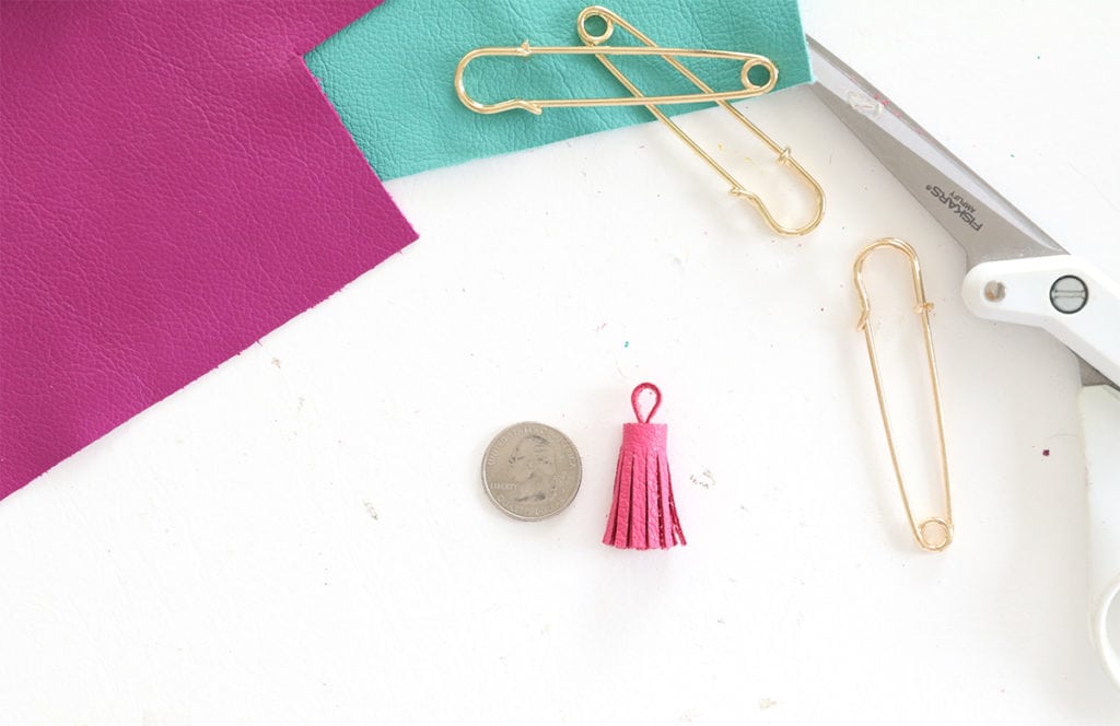 DIY Leather Tassel Flair | damask love