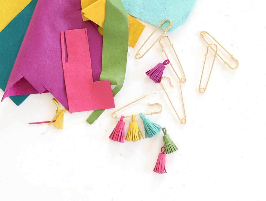 DIY Leather Tassel Flair | damask love