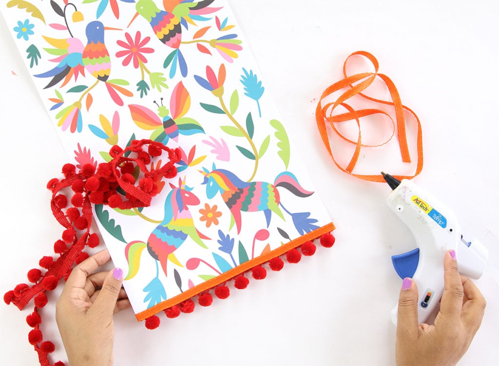 Printable Mexican Otomi Table Runner | damask love