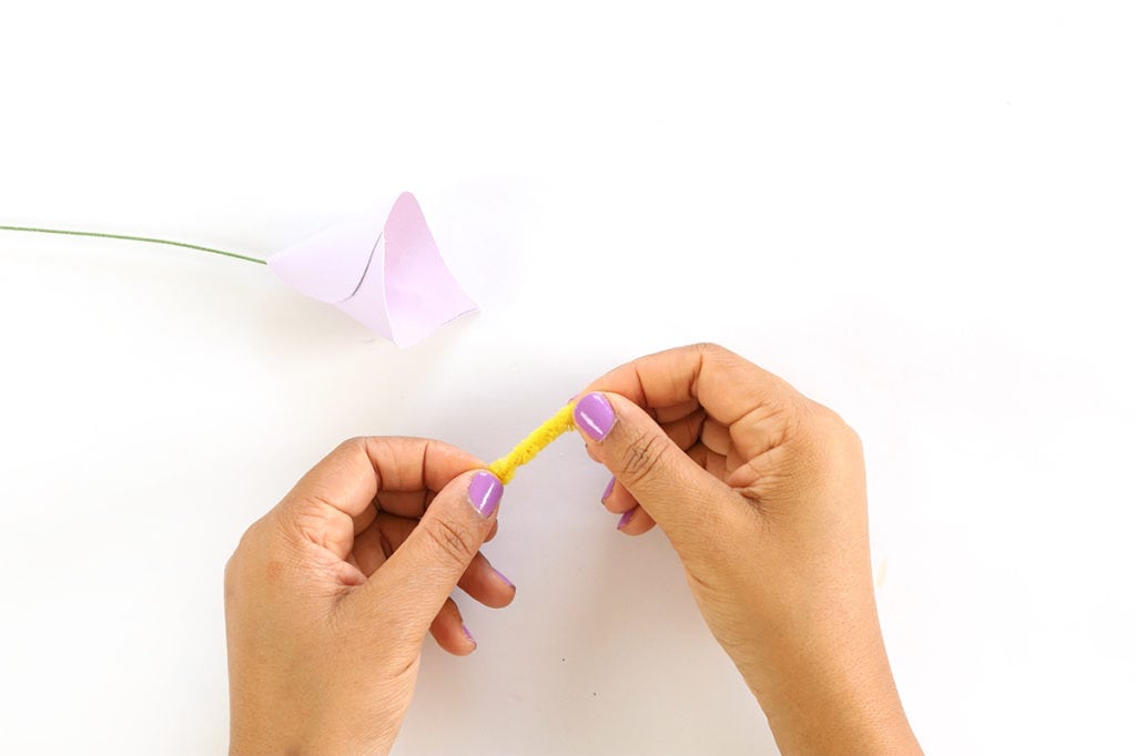 DiY Paper Calla Lilies for Mother's Day | damask love
