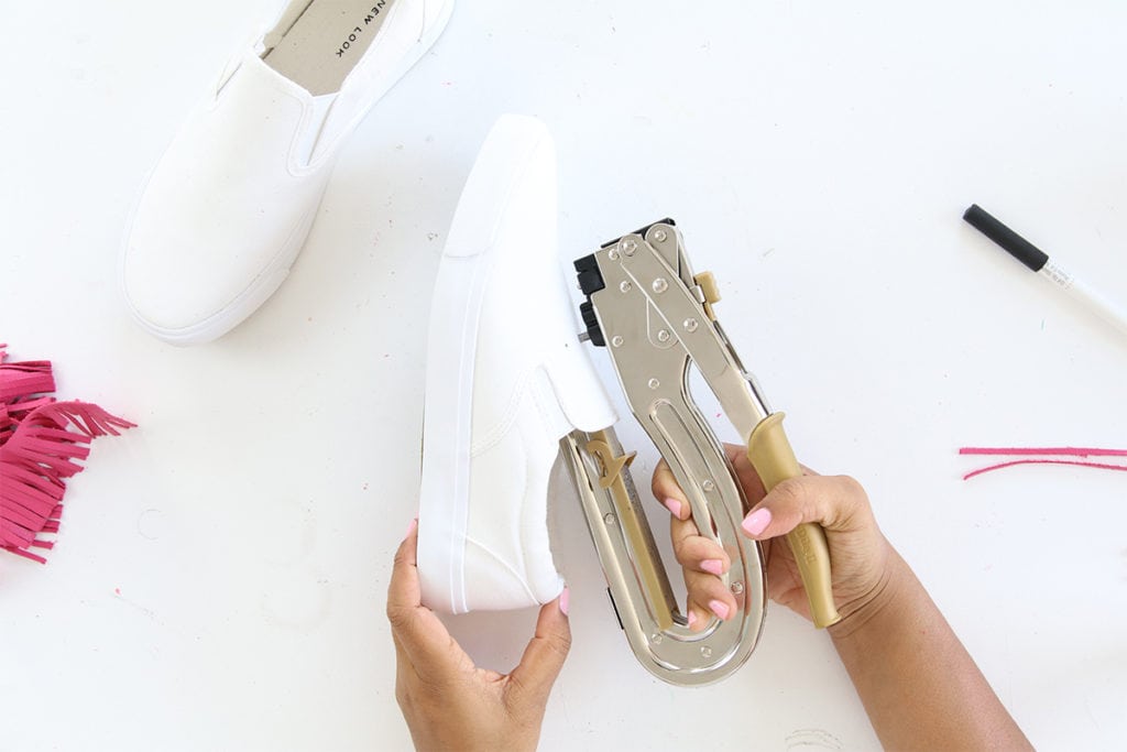 DIY Tassel Sneakers | damask love