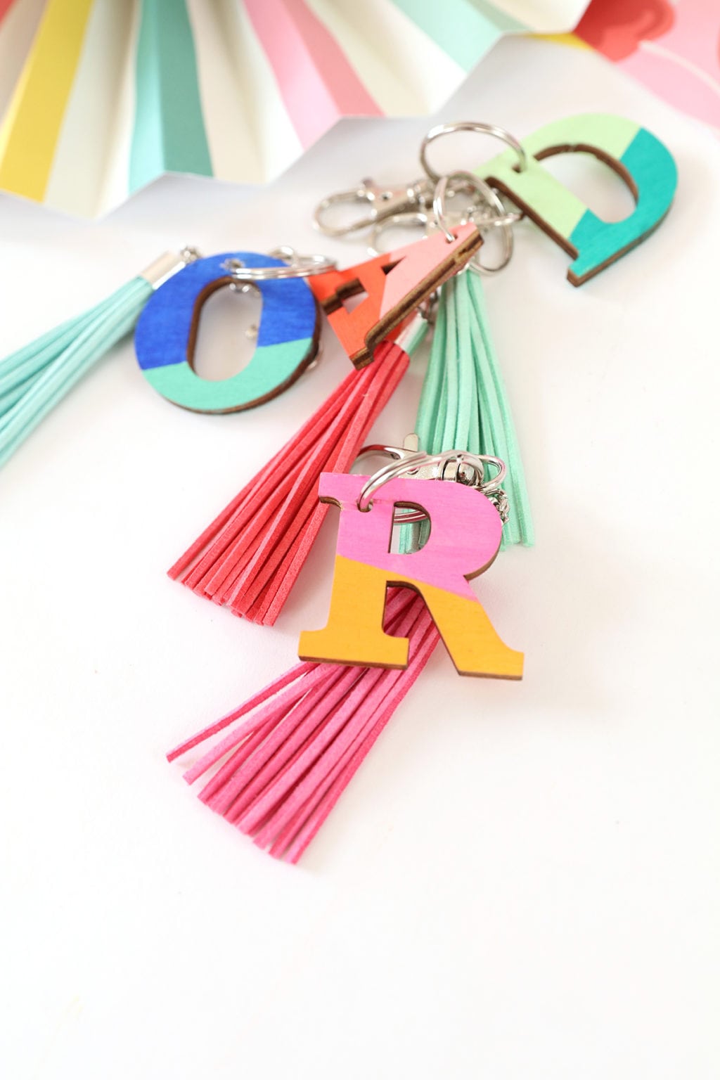 DIY Monogrammed Key Chain