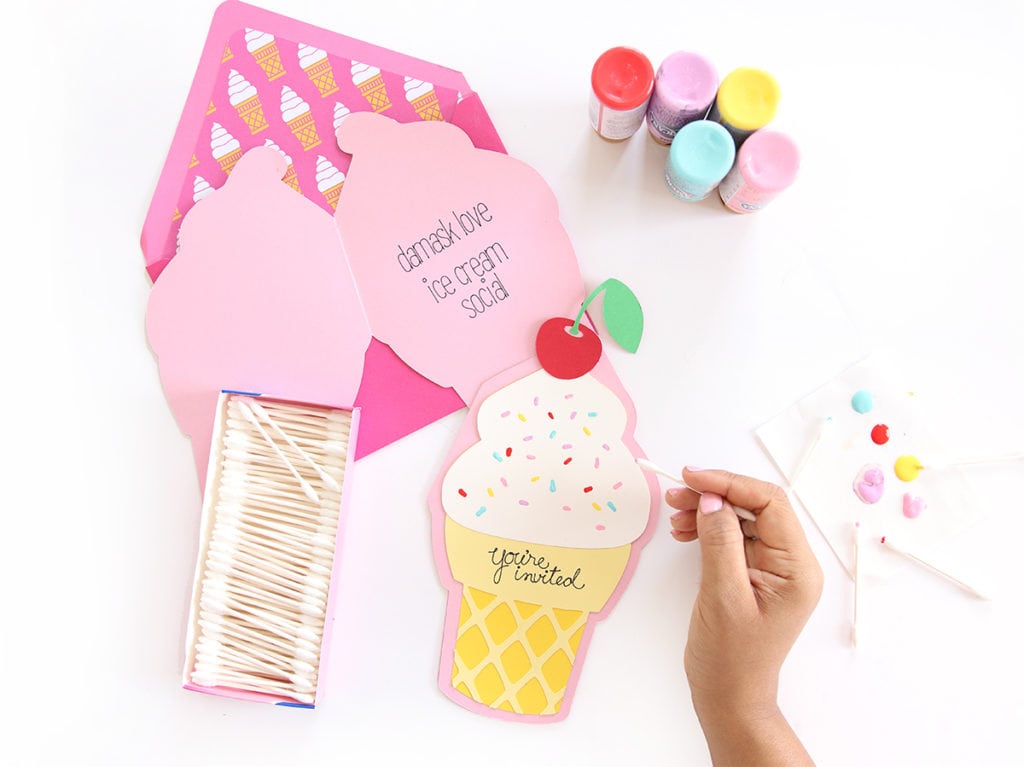 Craft Your Own Ice Cream Social Party | damask love