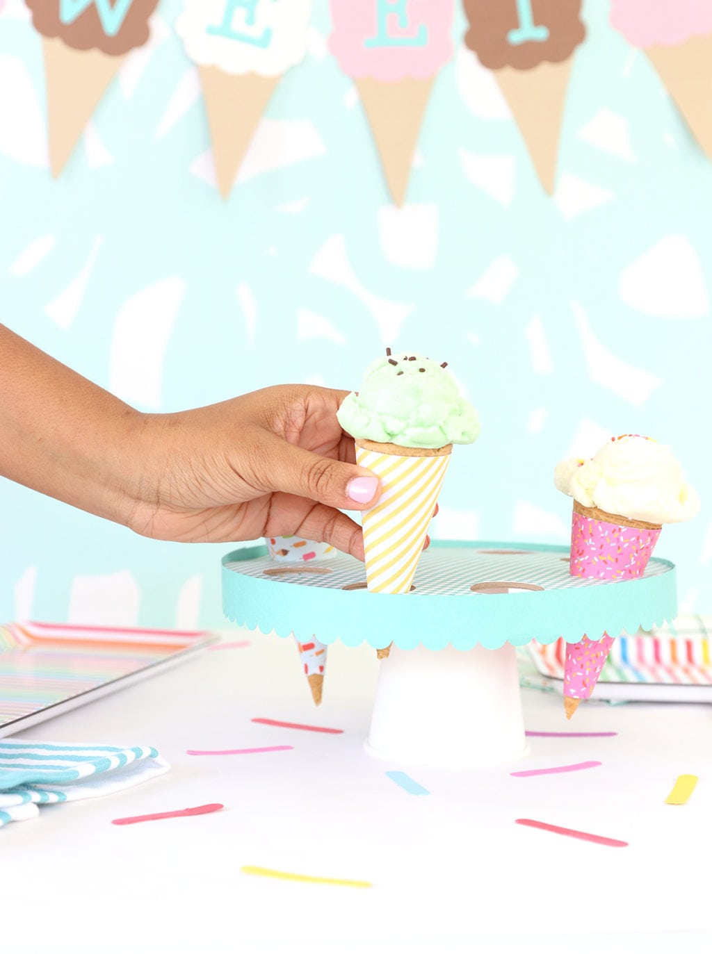 Craft Your Own Ice Cream Social Party | damask love