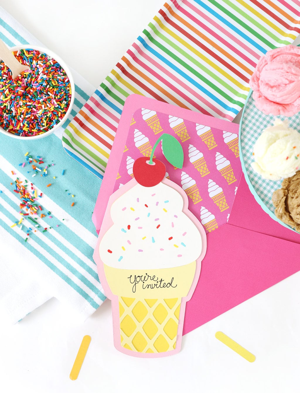 Craft Your Own Ice Cream Social Party | damask love