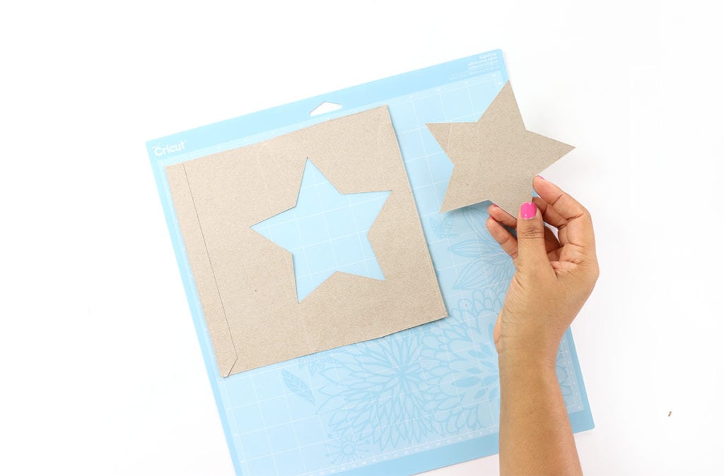 Modern Patriotic Painted 3D Stars | damask love