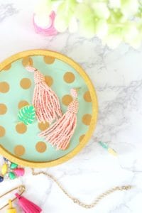DIY Jewelry Dish with DecoArt Extreme Sheen | damask love