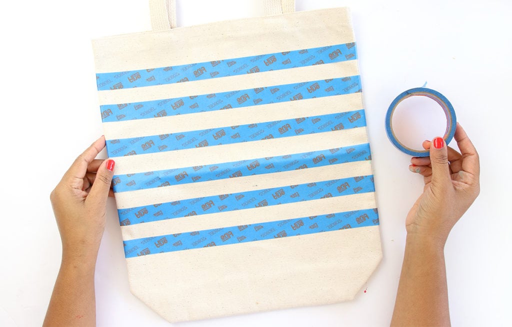 DIY Striped Nautical Tote with Cricut Explore | damask love