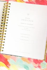 Day Designer Planner Review | damask love