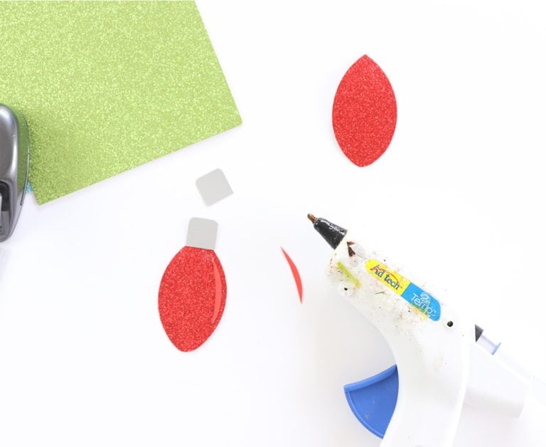 DIY Christmas Lights Paper Garland Damask Love