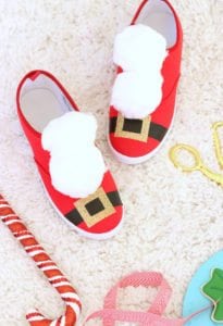 DIY Santa Sneakers | damask love