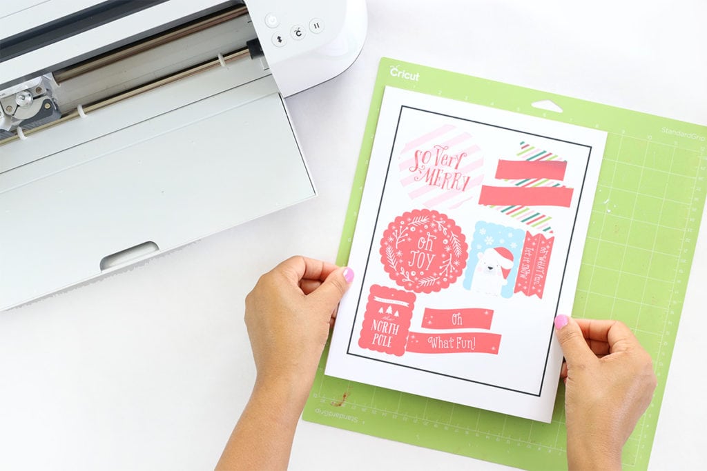 Print Then Cut Holiday Cards with Cricut and Canon | damask love