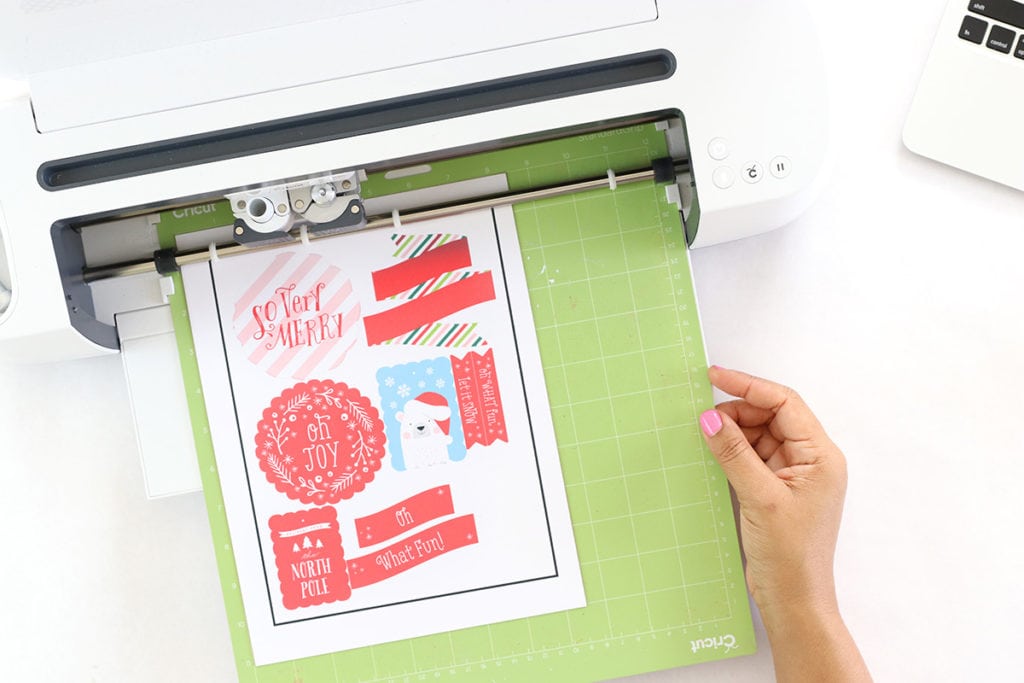 Print Then Cut Holiday Cards with Cricut and Canon | damask love