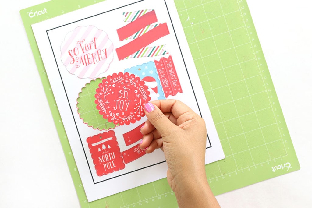 Print Then Cut Holiday Cards with Cricut and Canon | damask love