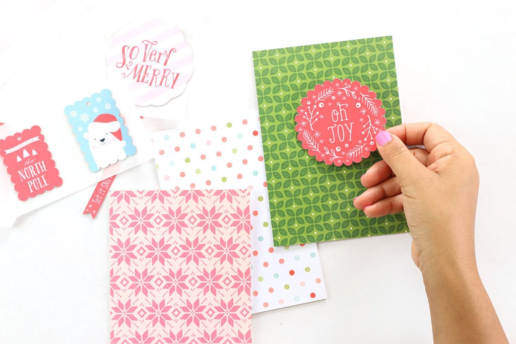 Print Then Cut Holiday Cards with Cricut and Canon | damask love