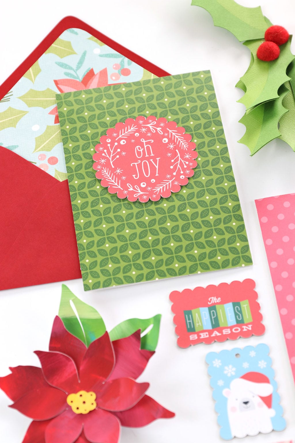 Print Then Cut Holiday Cards with Cricut and Canon | damask love