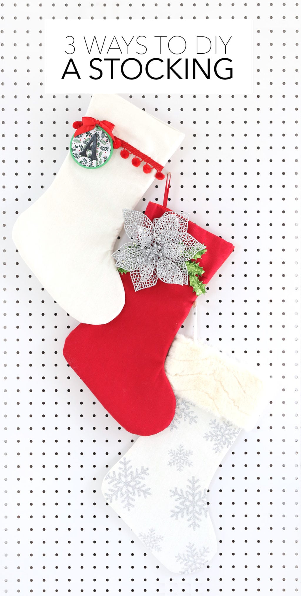 Three Ways to Decorate A Stocking | damask love