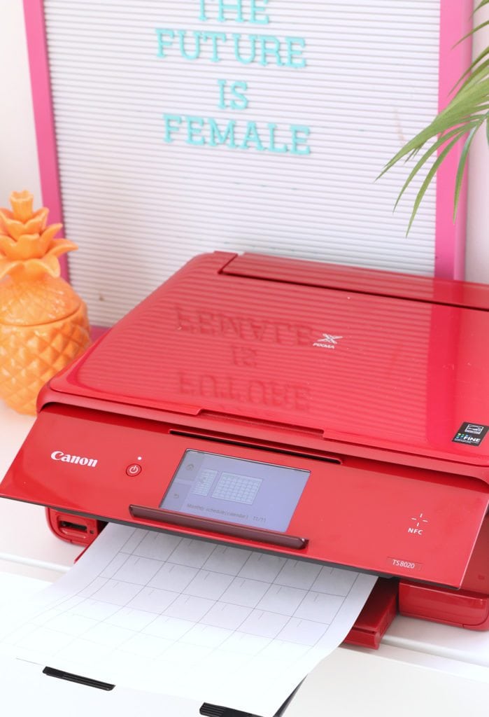 Print Your Own Wall Calendar with Canon - Damask Love