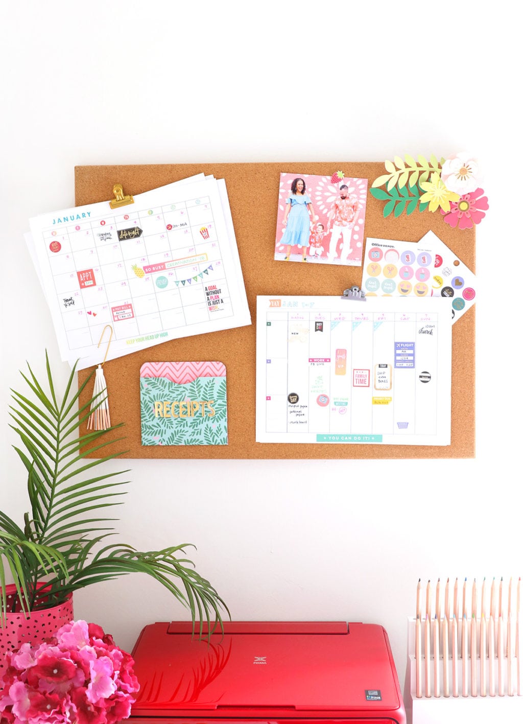 Print Your Own Wall Calendar | damask love