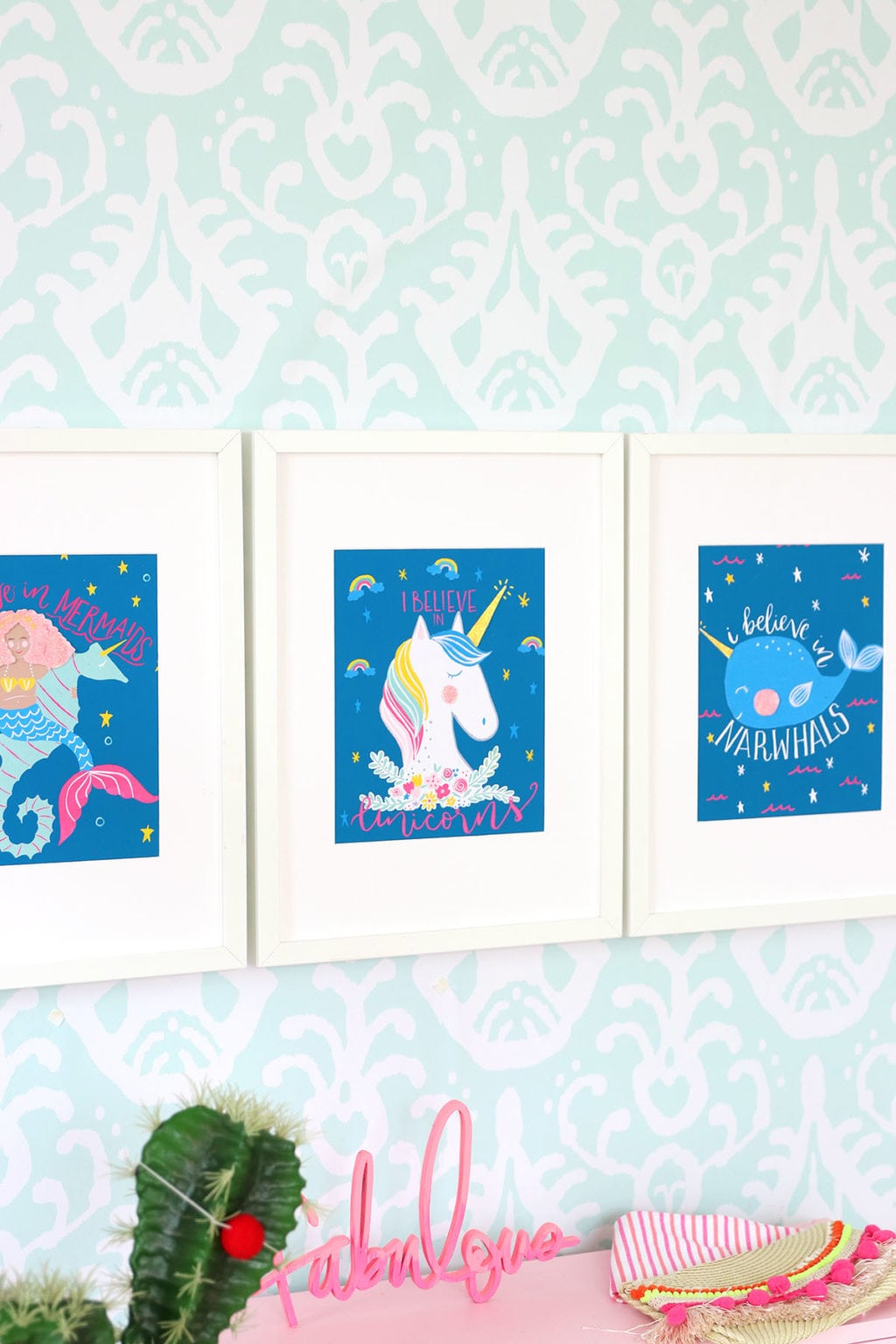 Print your own whimsical wall art using the Canon TS8020 Printer