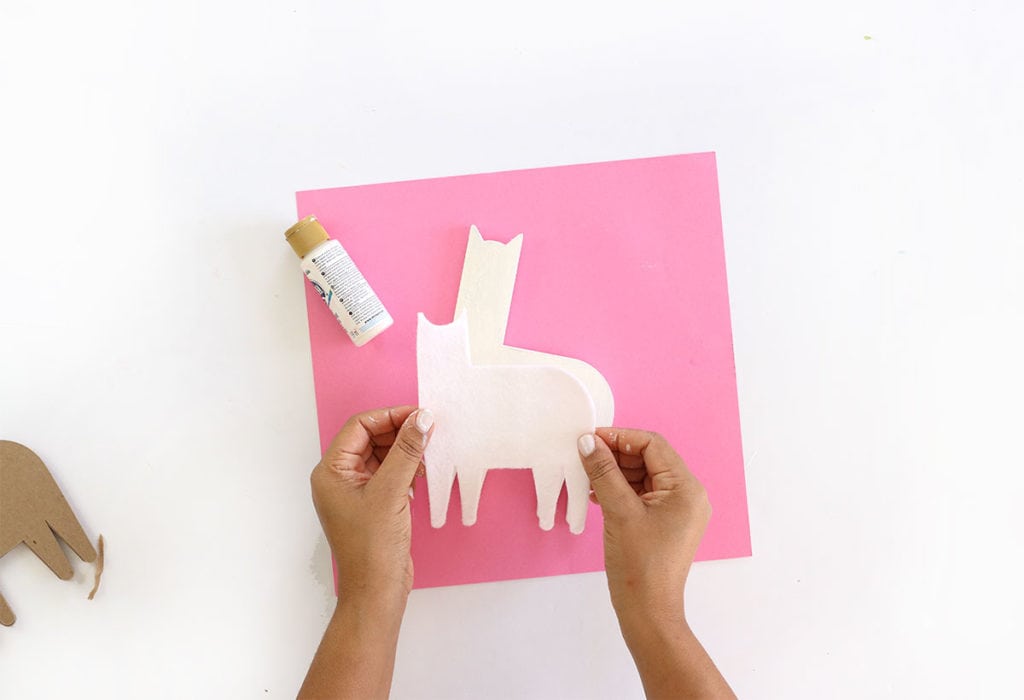 DIY Chipboard Llama Desk Buddy | damask love