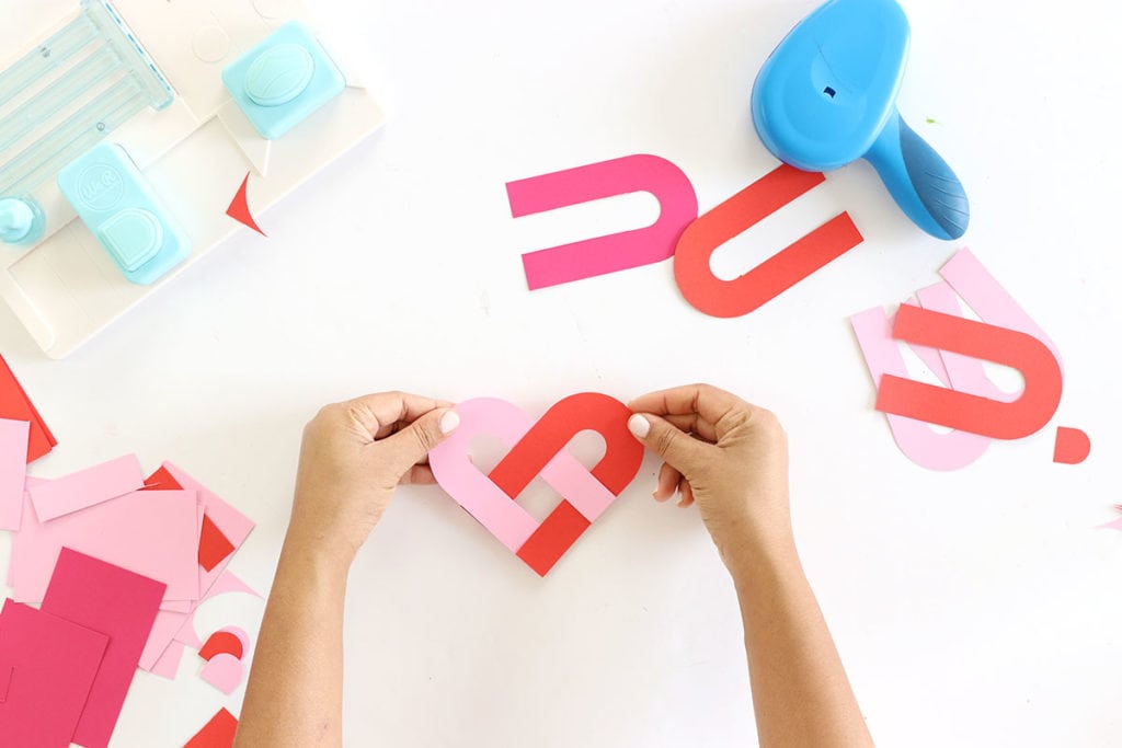 Alphabet Punchboard Heart Banner | Damask Love