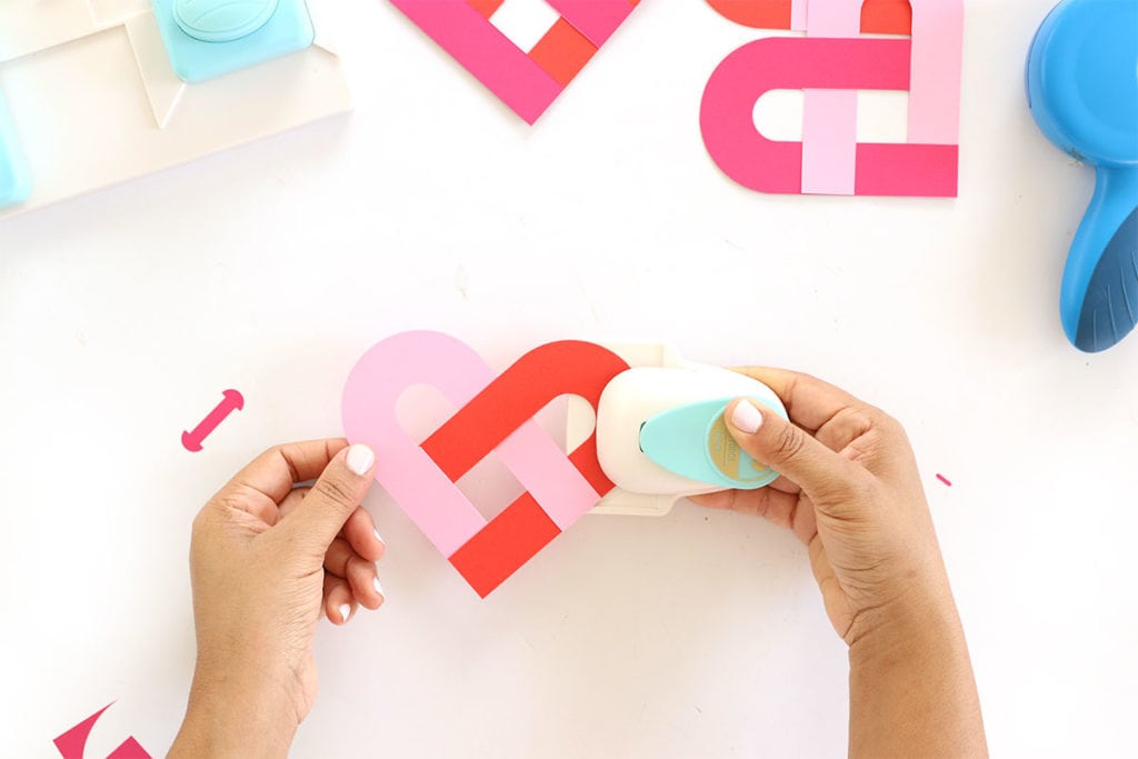 Alphabet Punchboard Heart Banner | Damask Love