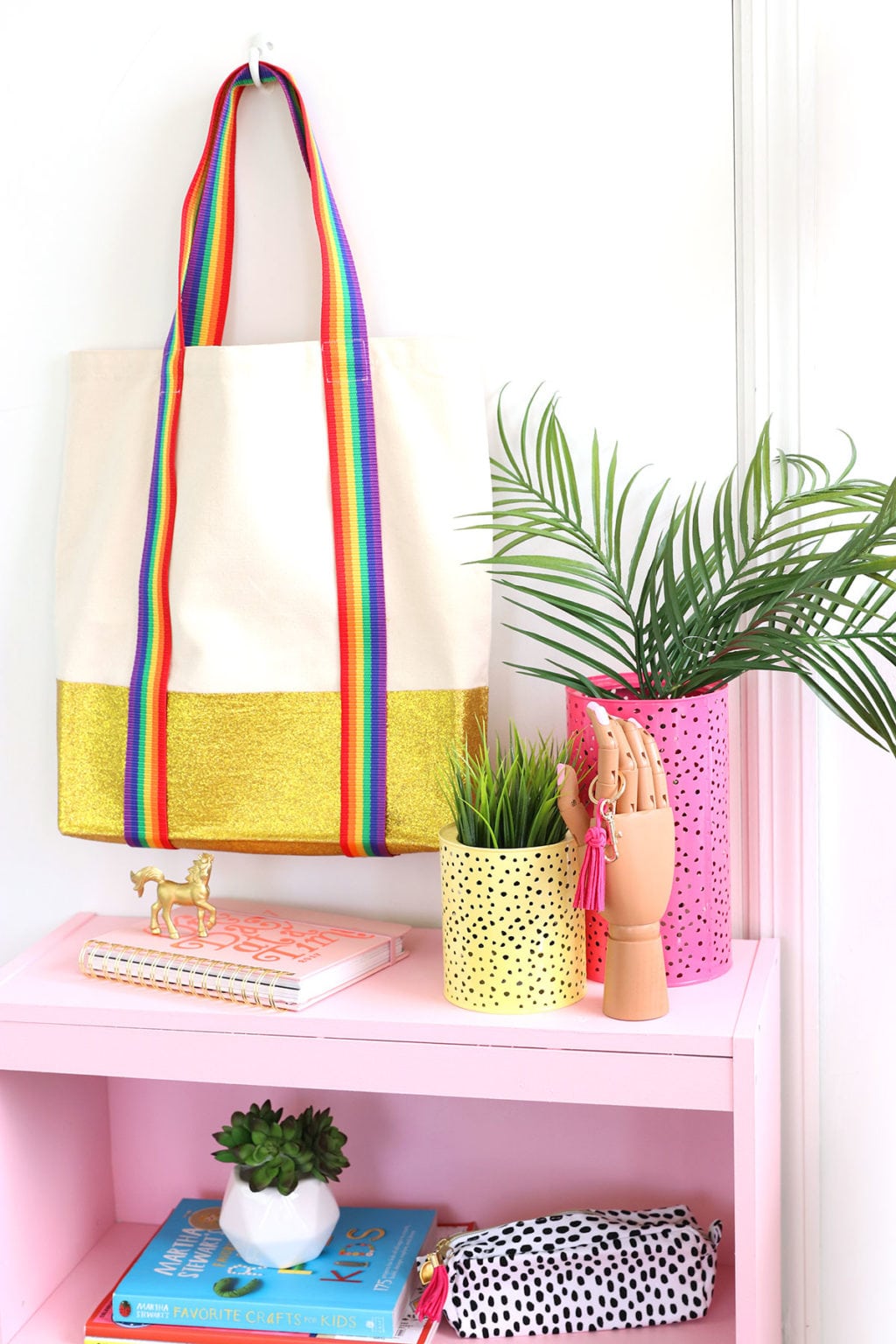 Rainbow discount canvas bag