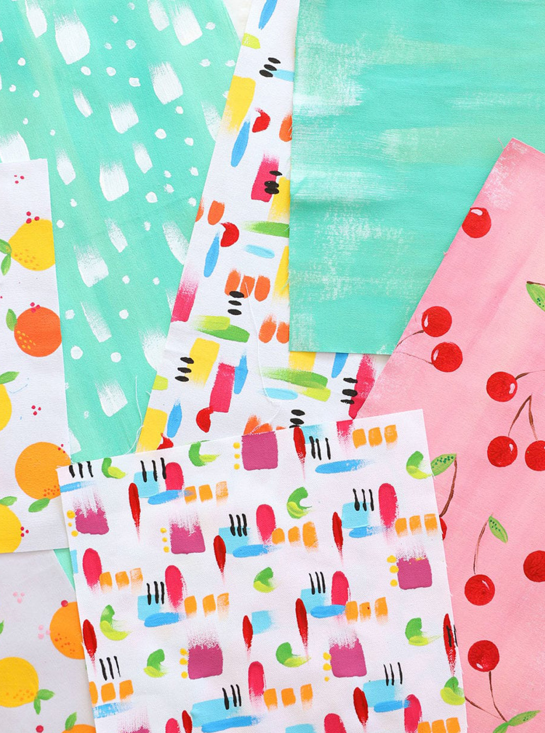 How to Paint Your Own Patterned Fabric - Damask Love