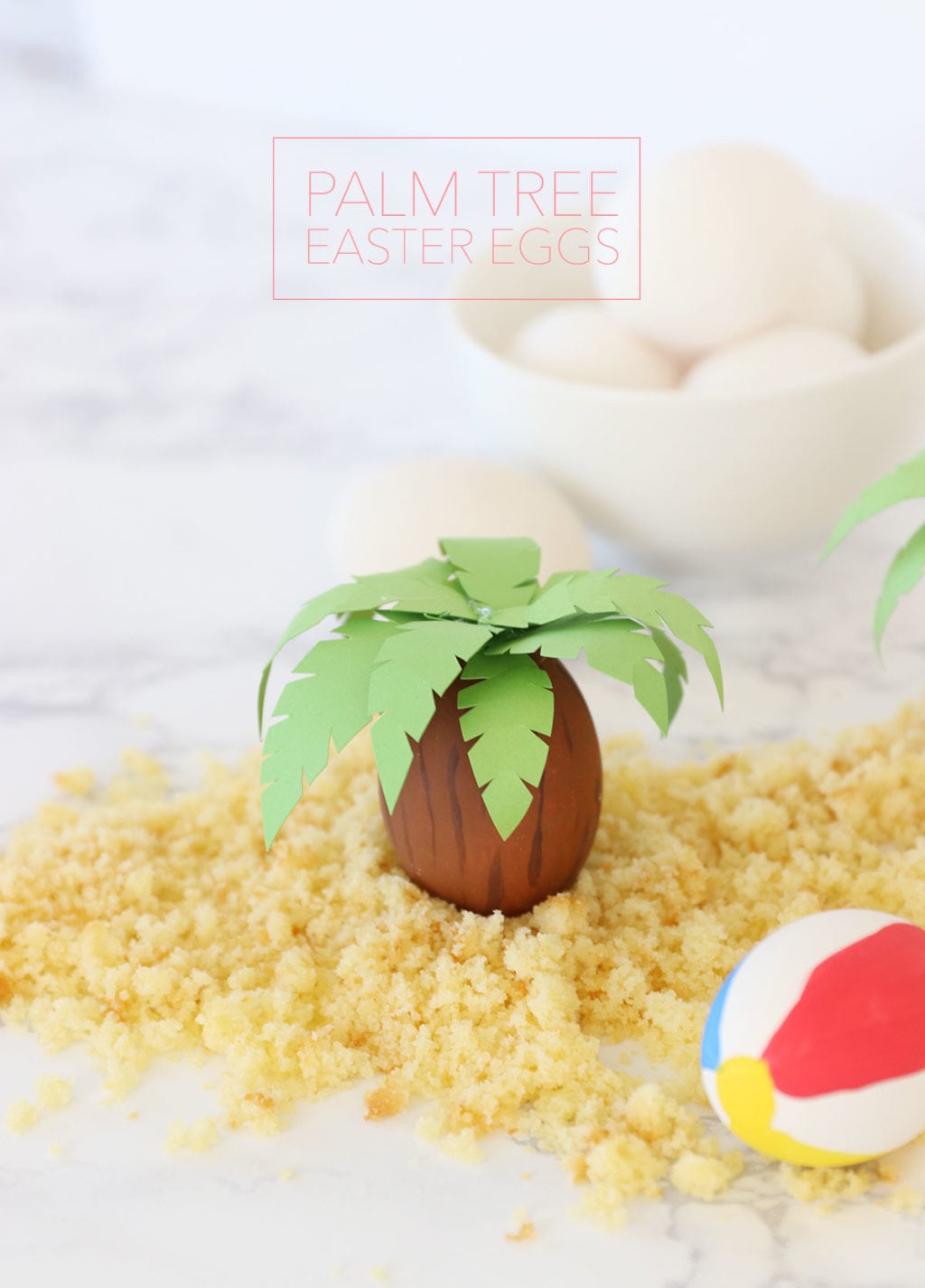 Turn an egg into palm tree with this simple tutorial just in time for your Easter celebration. 
