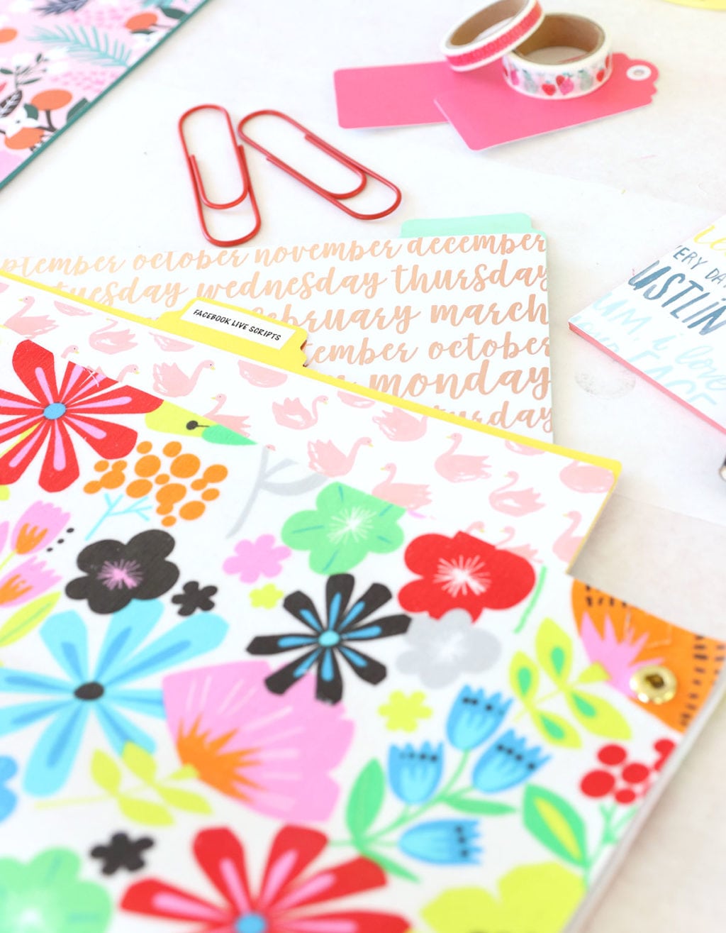 Easy DIY Scrapbook Journals - Damask Love