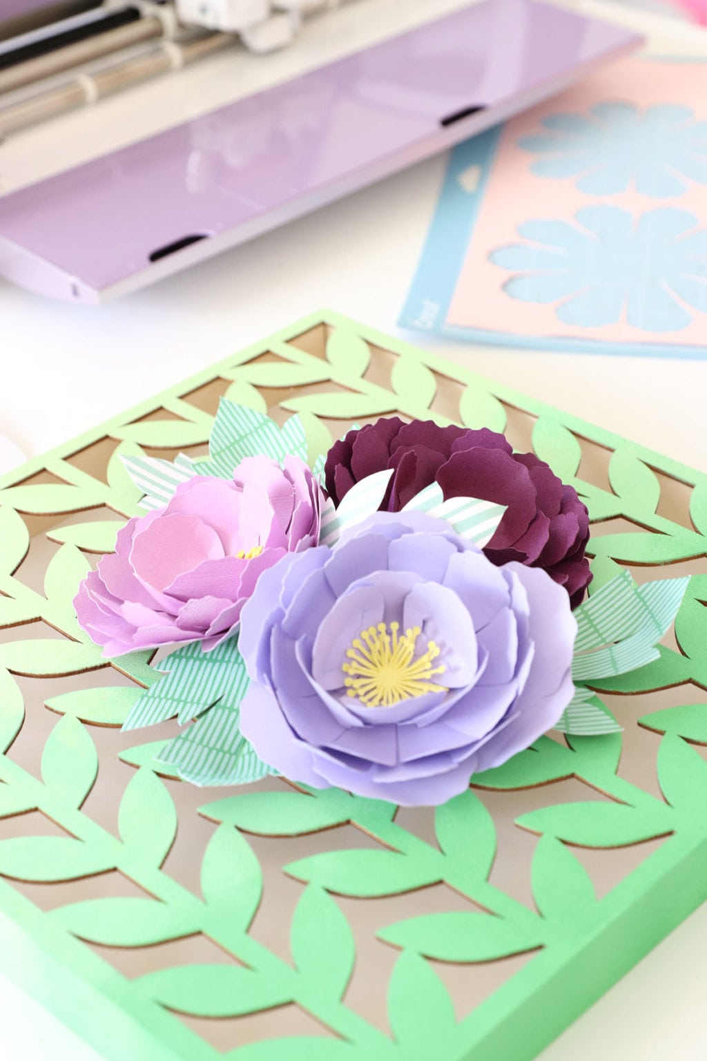 The new Cricut Wisteria bundle available exclusively at JOANN is the perfect machine for creating perfect paper flowers. I'll show you how.