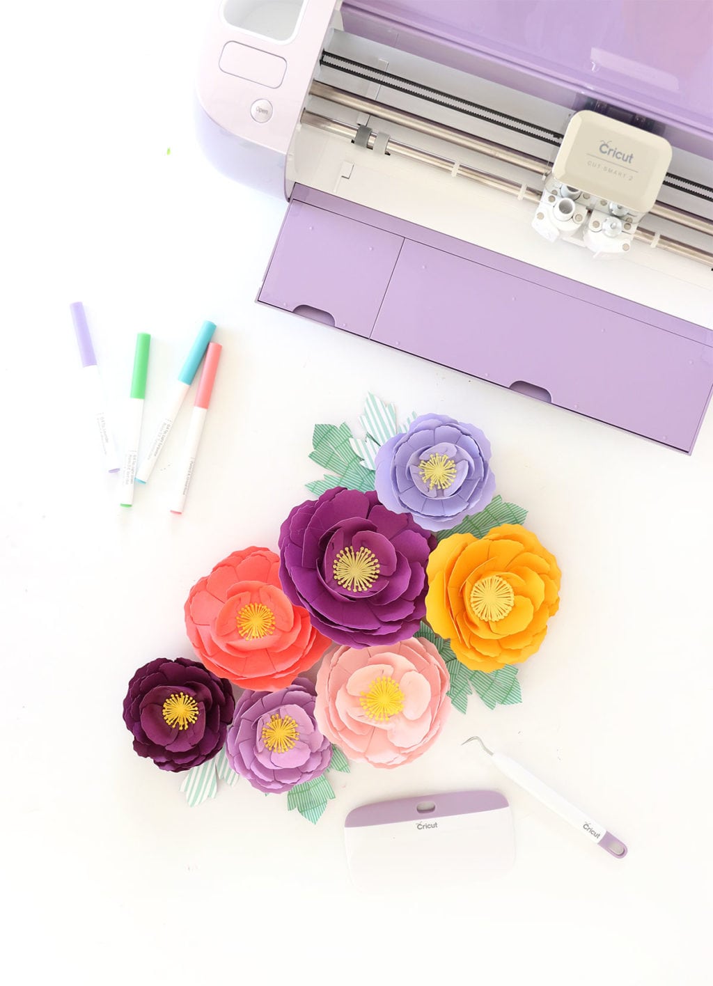 The new Cricut Wisteria bundle available exclusively at JOANN is the perfect machine for creating perfect paper flowers. I'll show you how.