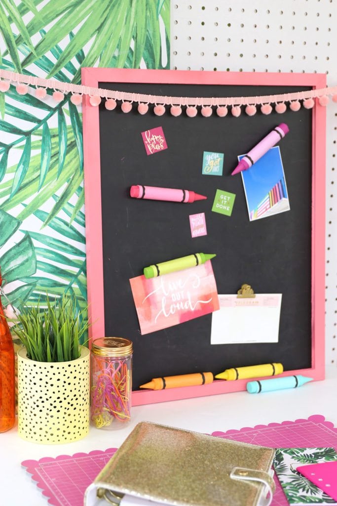 DIY Crayon Magnets - Damask Love