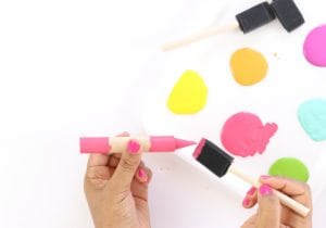 Use wooden dowels to create these adorable DIY Crayon Magnets for your office or anywhere in your home.