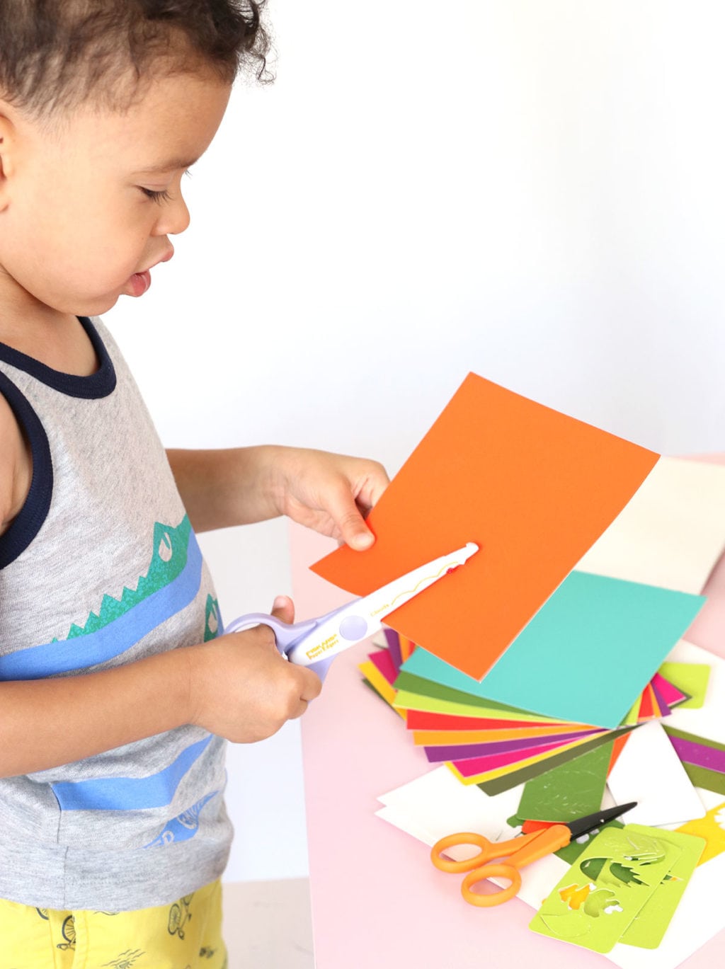 Easy Printmaking for Kids - Damask Love