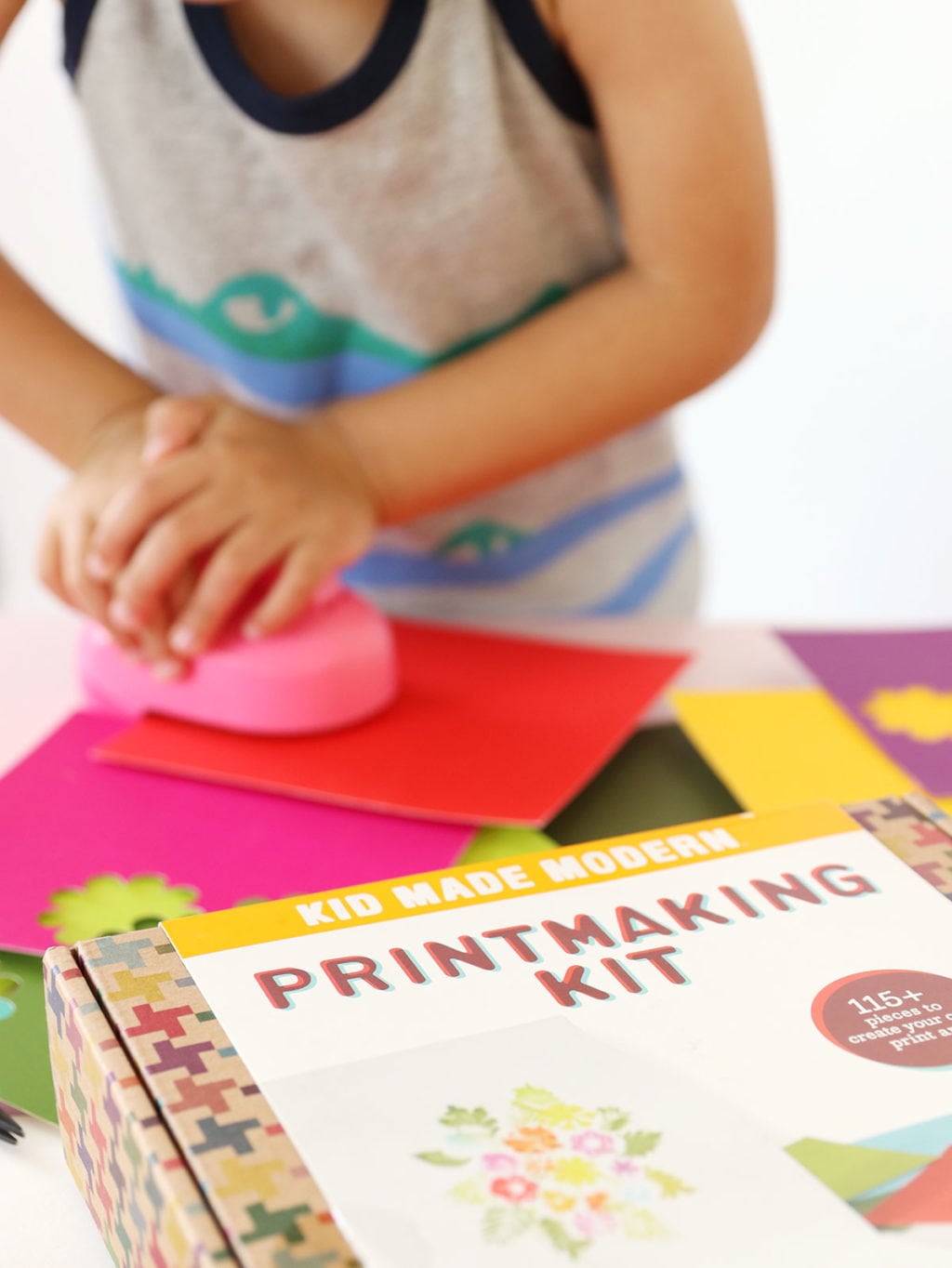 Easy Printmaking for Kids - Damask Love