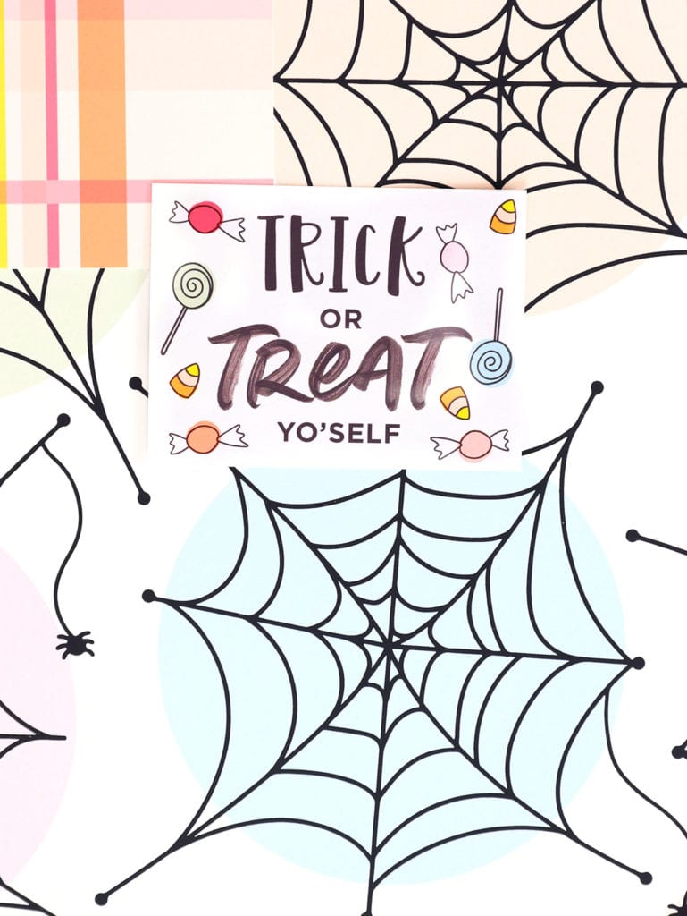 Free Printable Halloween Cardstock with Canon | damask love